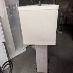 Brass And Marble Lamp