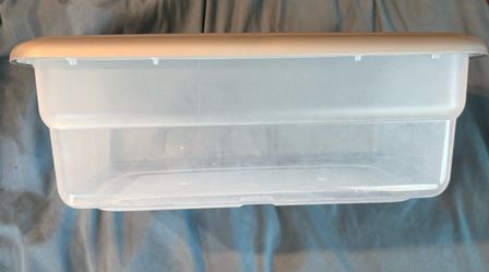 Clear Plastic Storage Box with Lid