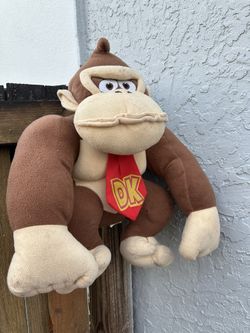 Nintendo Donkey Kong 18" Plush Backpack Pouch Super Mario Bros 2011 READ