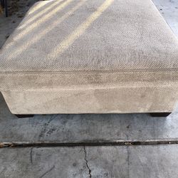Large Tan Ottoman