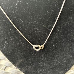 David yurman 18k Interlock Heart And Silver 