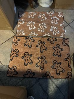 Gingerbread Doormat, Gingerbread Man Doormat,Gingerbread Decor, Gingerbread Christmas
