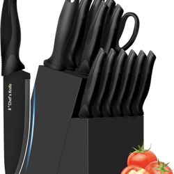 Brand New In Box, Knife Set, 14 Pieces Kitchen Knife Set