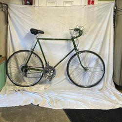 SCHWINN brand VARSITY edition 10 speed Road Bicycle Made In The Usa Very Cool Campus Green Color Ready To Ride