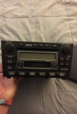 Lexus IS 300 radio