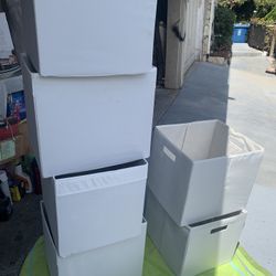 (5) 13x13 Heavy Duty Cubes For Storage . All One Price 