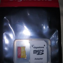 Gigastone Camera Pro 512gb sd card plus adapter