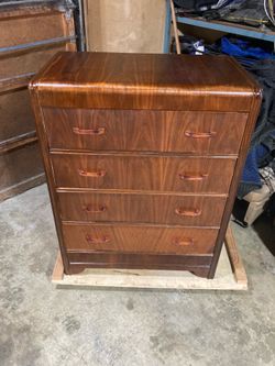 Art Deco Waterfall Dresser