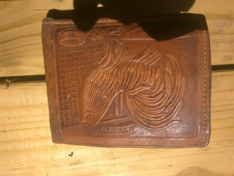 Vintage Mexico rooster wallet