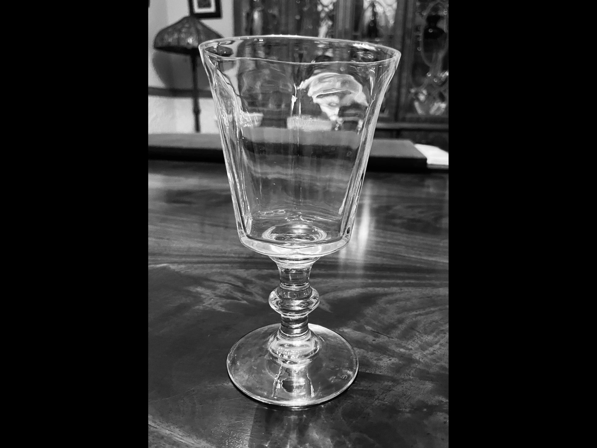 Antique Lenox Crystal Stemware -Set Of 8 Glasses