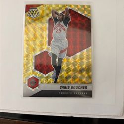2020-21 Panini Mosaic Reactive Yellow Prizm Chris Boucher #20