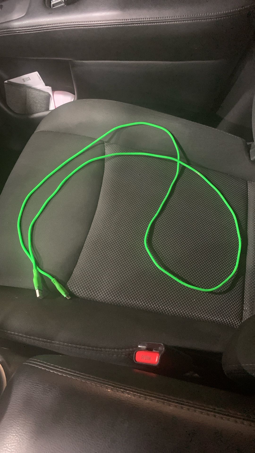 10ft Highlighter Green I Phone Charger