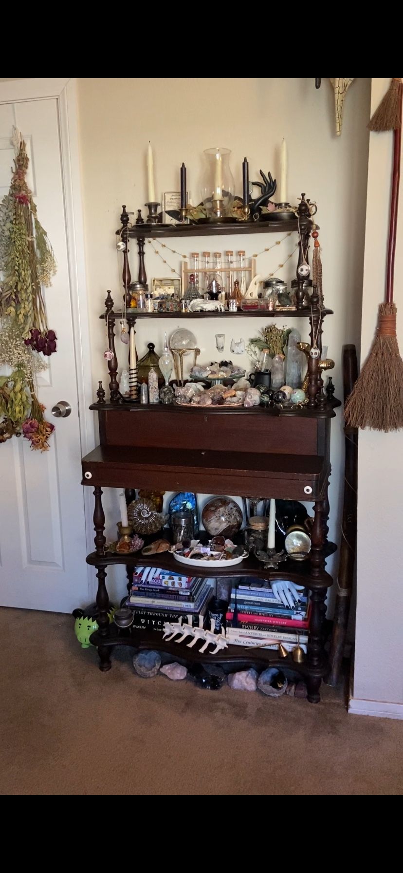 Antique Tier Shelf Desk
