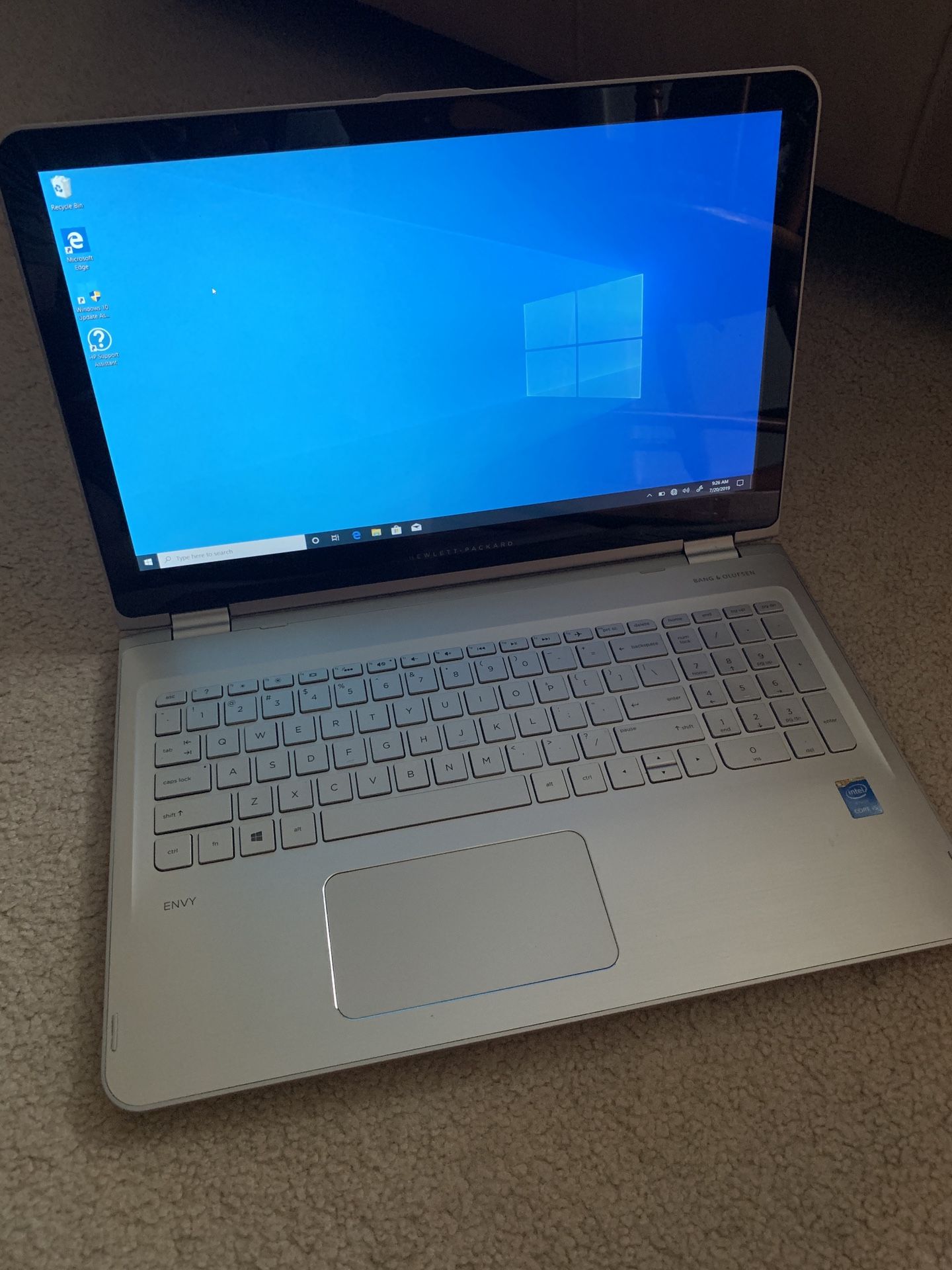 HP Envy 15” x360 i5/8/240gb