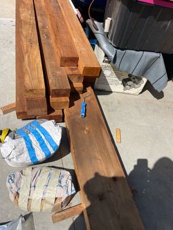 4x6 redwood
