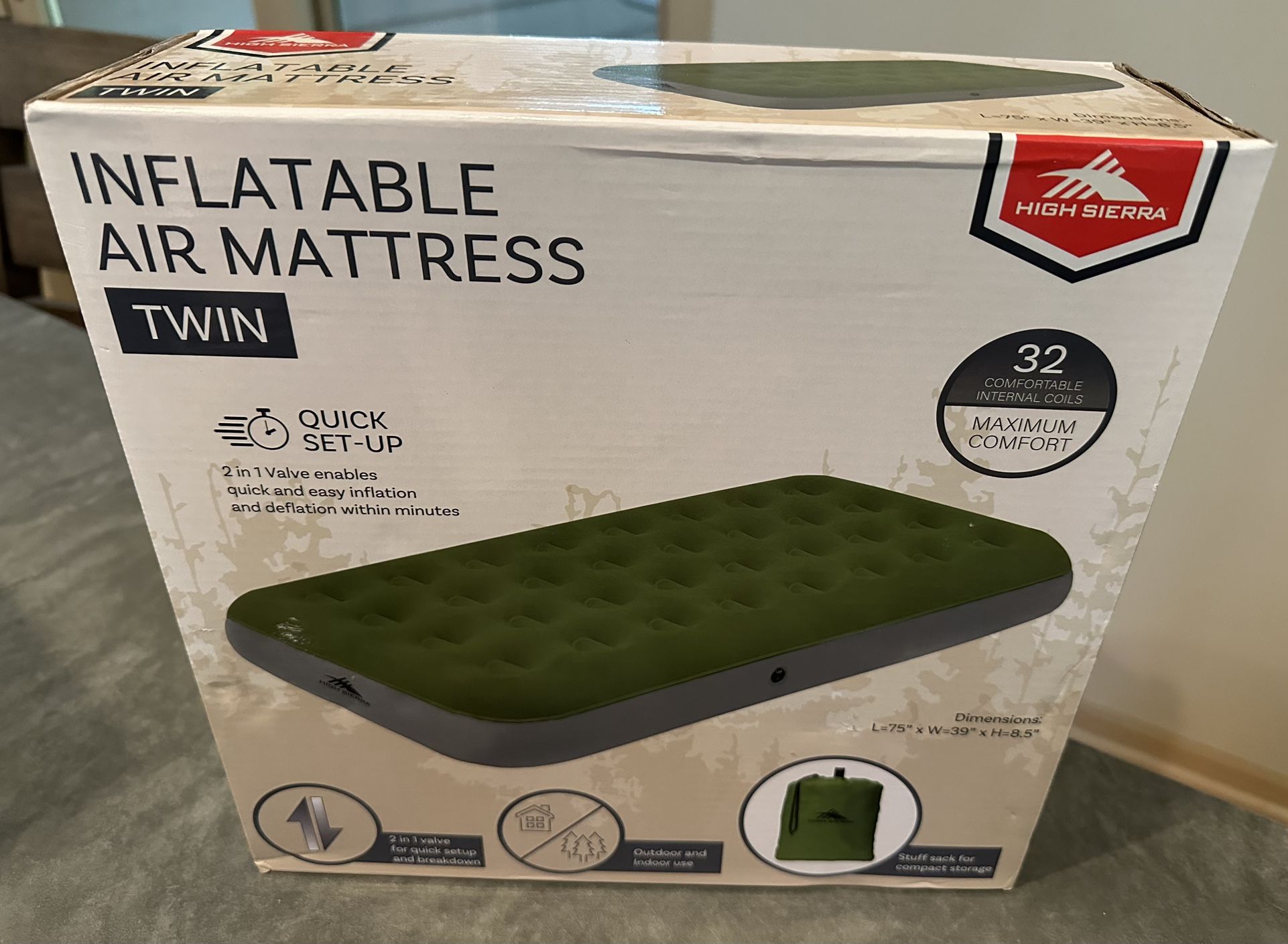Inflatable Air Mattress - Twin