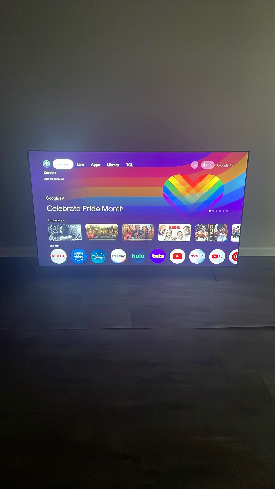 TCL 75IN TV