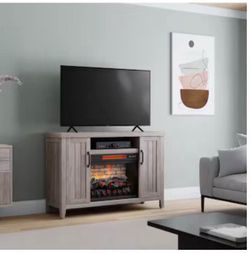 Heater fireplace tv stand