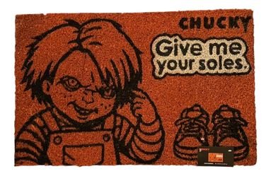 Chucky 'Give Me Your Soles' Coir Doormat