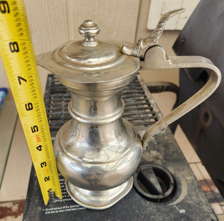 Vintage Pewter Pitcher Italy