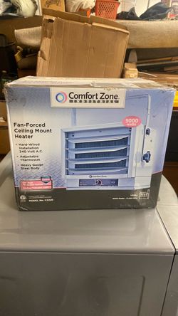 Comfort zone industrial 5000 W forced fan ceiling mount heater