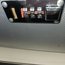 Medicine/makeup Silver Box. 