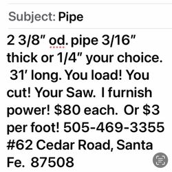 Pipe 505-469-3355