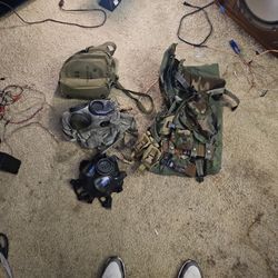 Chemical Masks And Mikitary Vest