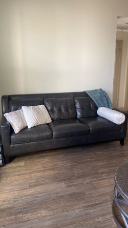 Leather couch