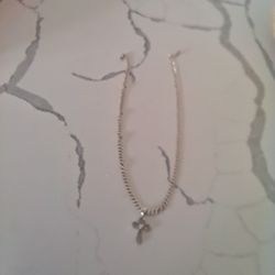 Real Chain 14k Silver Just A Little Piece That Is Broken 