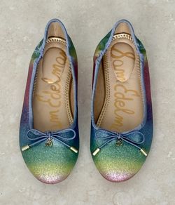 NEW Sam Edelman Rainbow Ombré Ballet Flat Shoes 