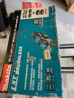 Makita Lawnmower Self Properly 4 Battery 