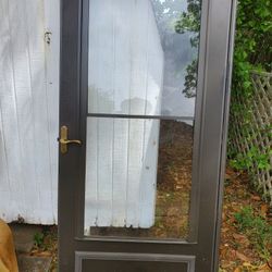 Glass Door With Built-in Screen 