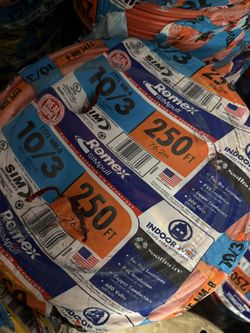 10/3 Romex Wire 250ft Electric Copper Wire (available,price Is Firm )