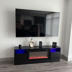 Fireplace TV Stand 70” Inch 