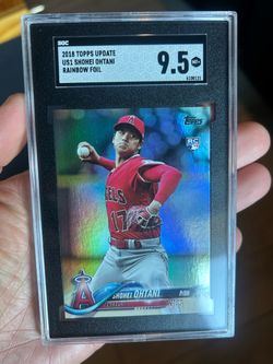 2018 Topps Update Shohei Ohtani Rainbow Foil RC SGC 9.5