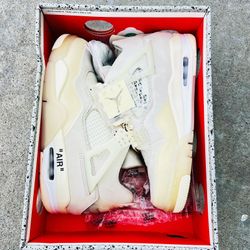 Jordan 4 Retro Off-White Sail (Women's) - CV9388-100 - US - Women Size 11.5  Brand New in box