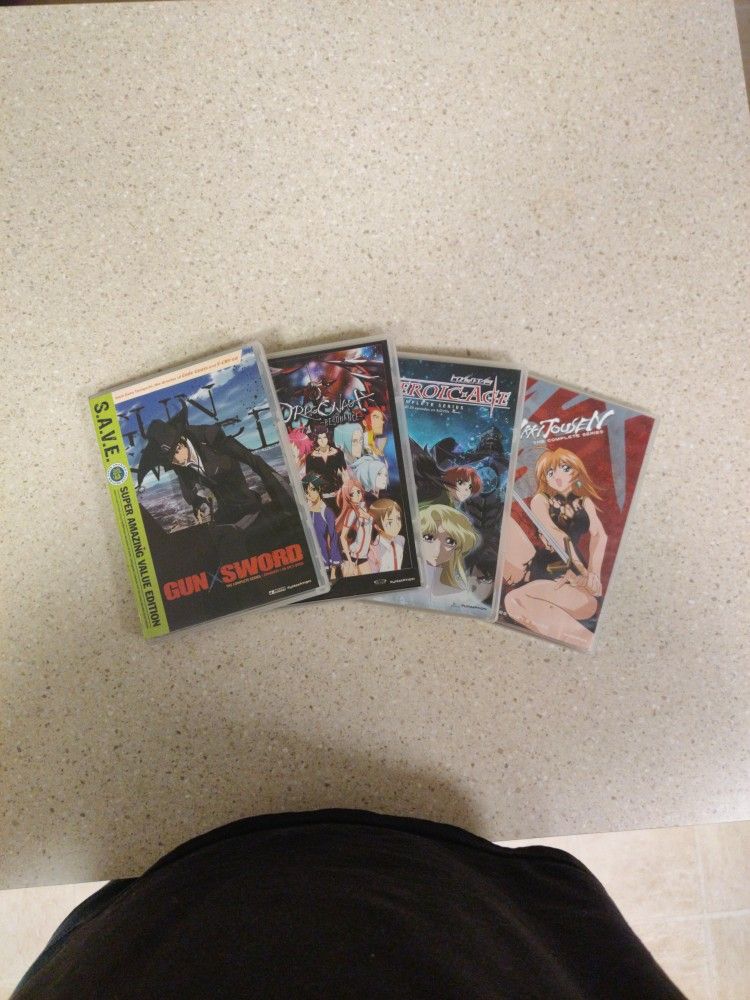Anime Box Set Bundle, Gun X Sword, Dragonauts The Resonance, Heroic Age, Ikki Tousen