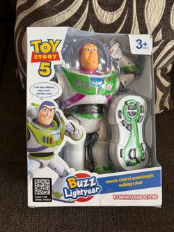 Buzz Lightyear Remote Control Walking Robot Toy