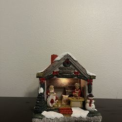 Vintage Rare Ceramic Santa And  Mrs. Claus