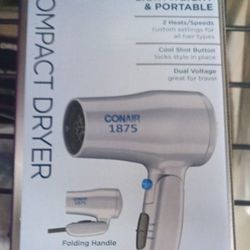 1875 Watt CONAIR Hair Dryer
