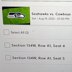 Seahawks Tickets 