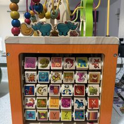 Battat: Wooden Activity Cube.