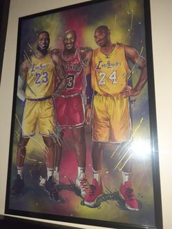 🤩Legends Basketball Poster🤩Lebron/Jordan/Kobe