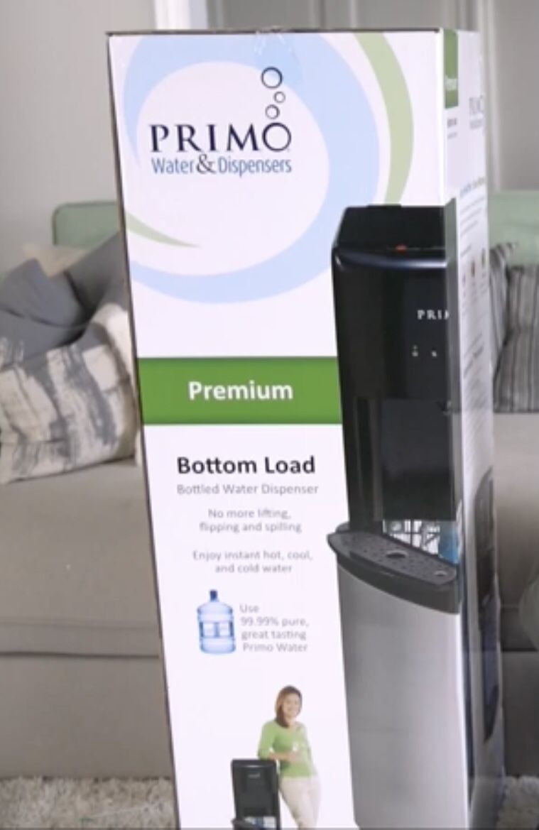 Primo Water Dispenser (Hot And Room Temperature Works Perfect! Not The Cold). Keeps Your 5-gallon Upside! 5-gallon Jug Included For Free!  