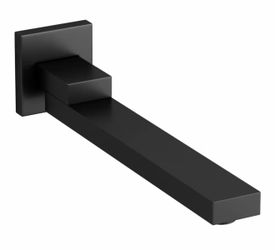 Matte Black Brass Folding Tub Spout