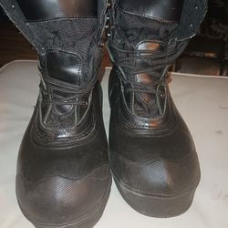 Black Steel Toed Law Enforcement Mens.Size 9