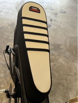 BRAND NEW RID STAR RIDSTAR E BIKE Q20 POWER ZONE SEAT BLACK / WHITE