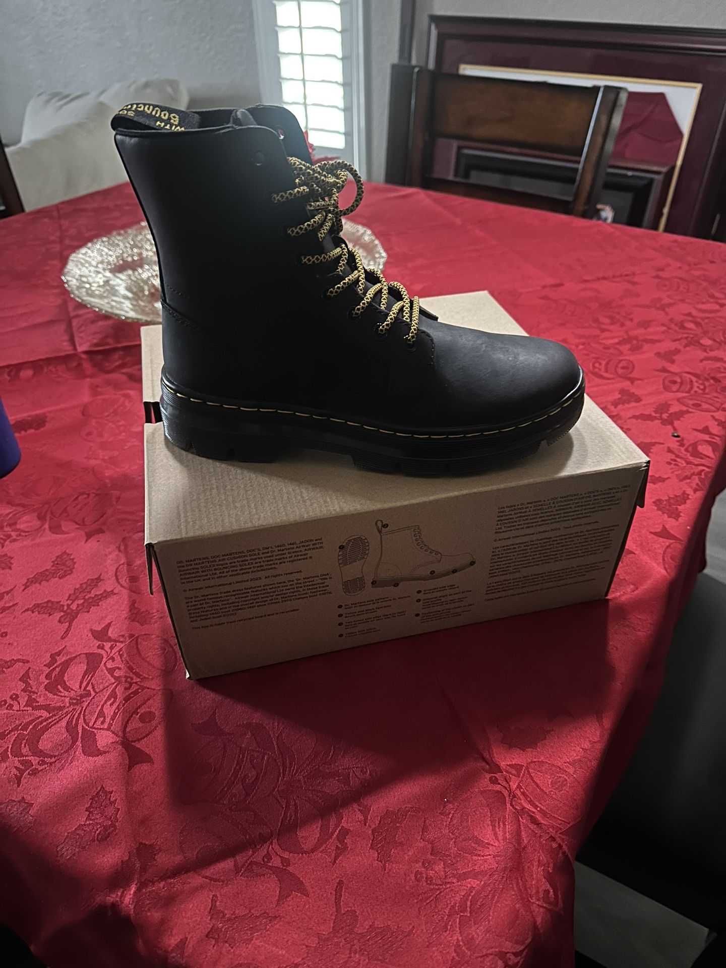 Dr. Marten Leather Comb Boots