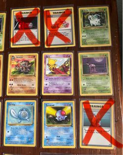Vintage Pokemon Card Collection Holos and Rares